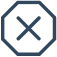 x-octagon icon