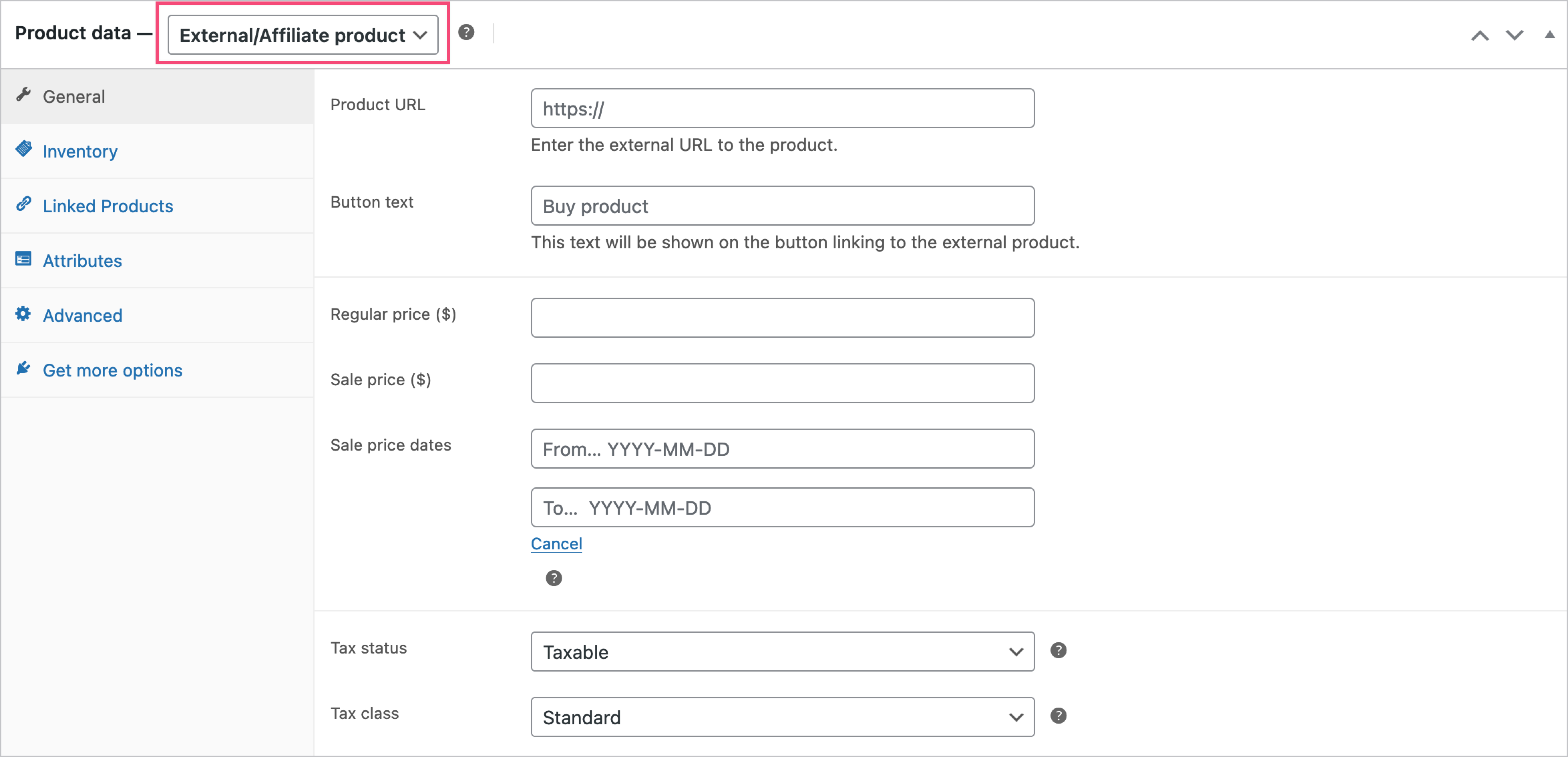 WooCommerce Product Editor settings Documentation - WooCommerce