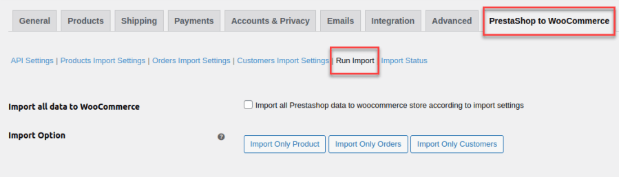 Import Data From PrestaShop to WooCommerce 