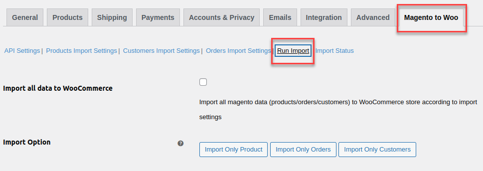 Import Data in Bulk from Magento to WooCommerce 