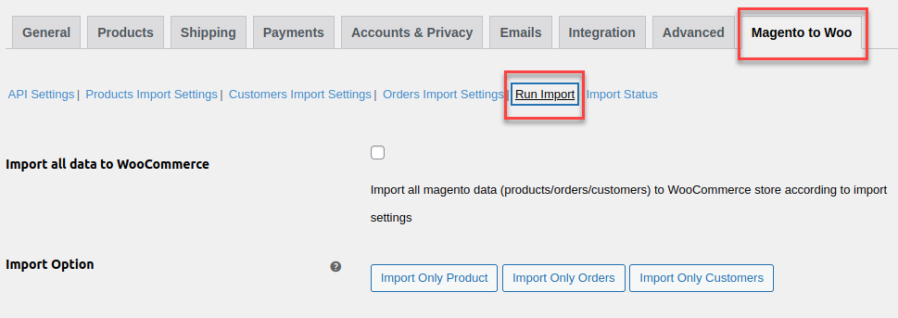 Import Data in Bulk from Magento to WooCommerce 