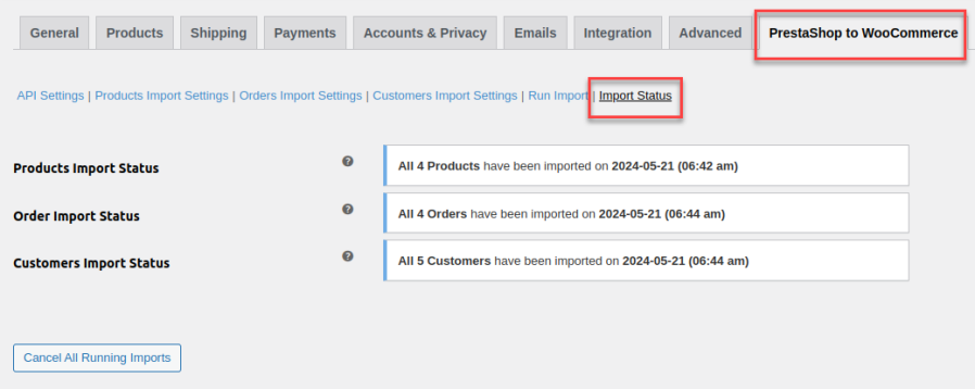 Track Data Migration with Progress Bar 