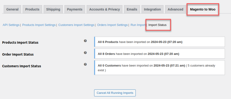 Monitor Data Migration with the Progress Bar 