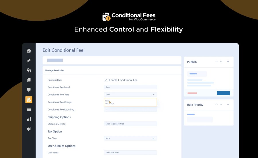 Enhanced Control and Flexibility Feature