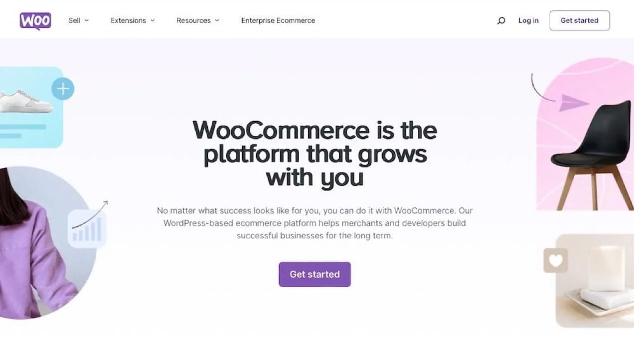 WooCommerce homepage