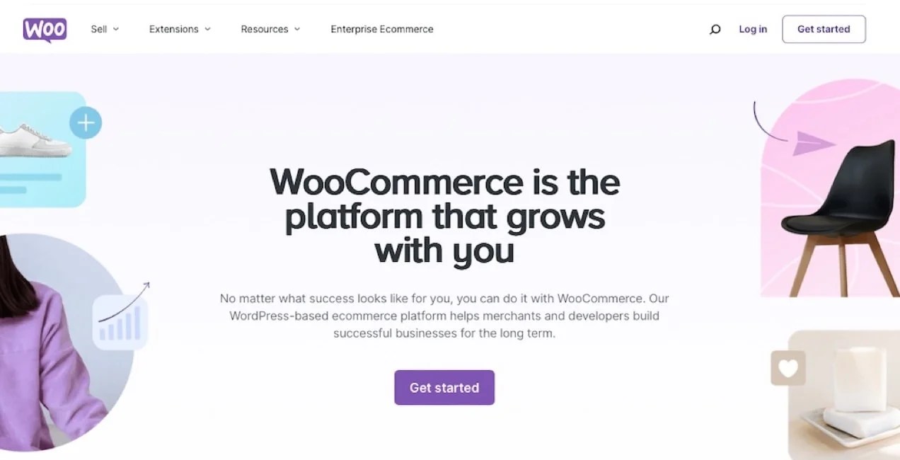 WooCommerce homepage