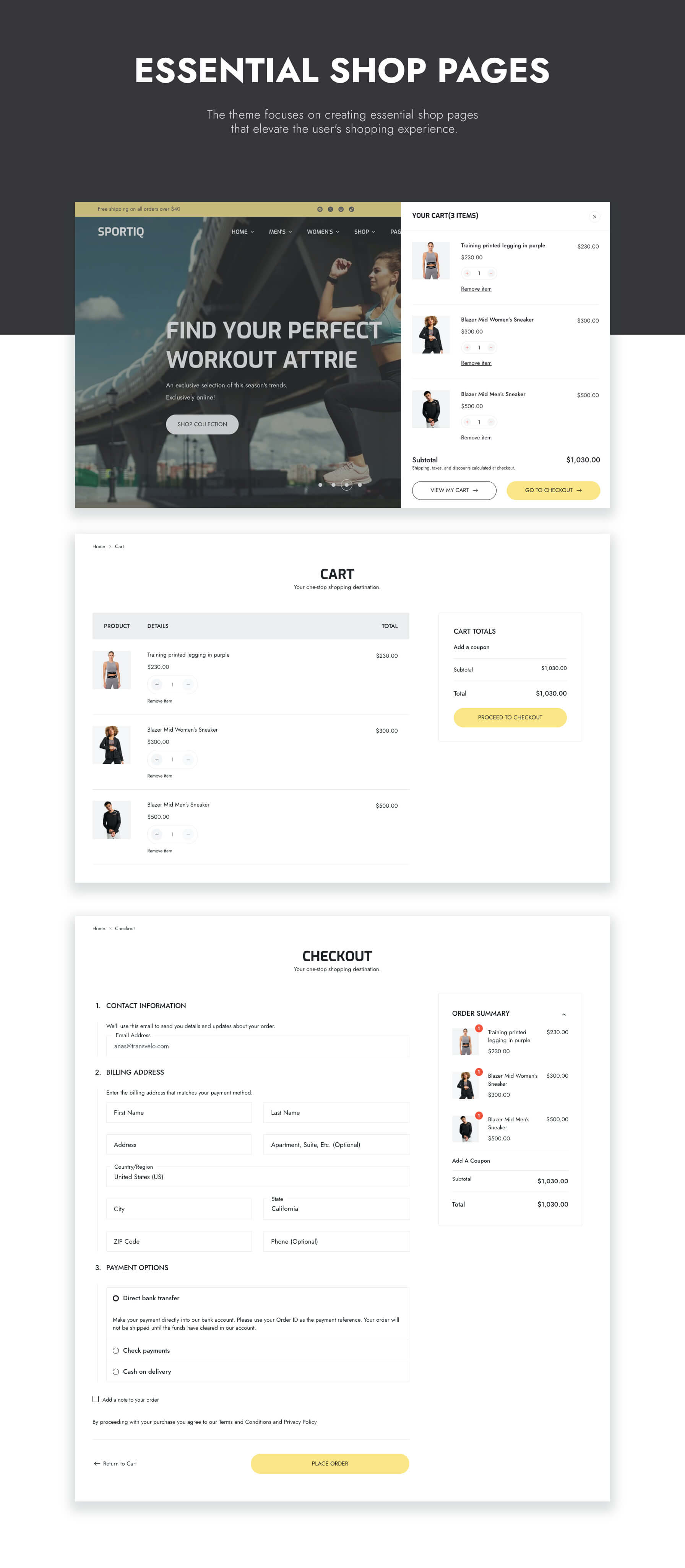 Sportiq - Sport and Fitness WooCommerce Theme