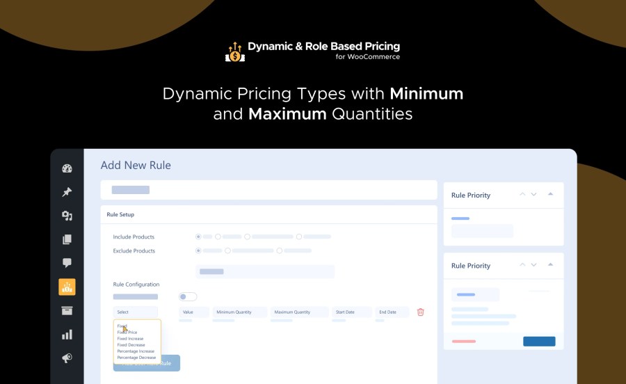 Dynamic Pricing Types with Minimum and Maximum Quantities Feature