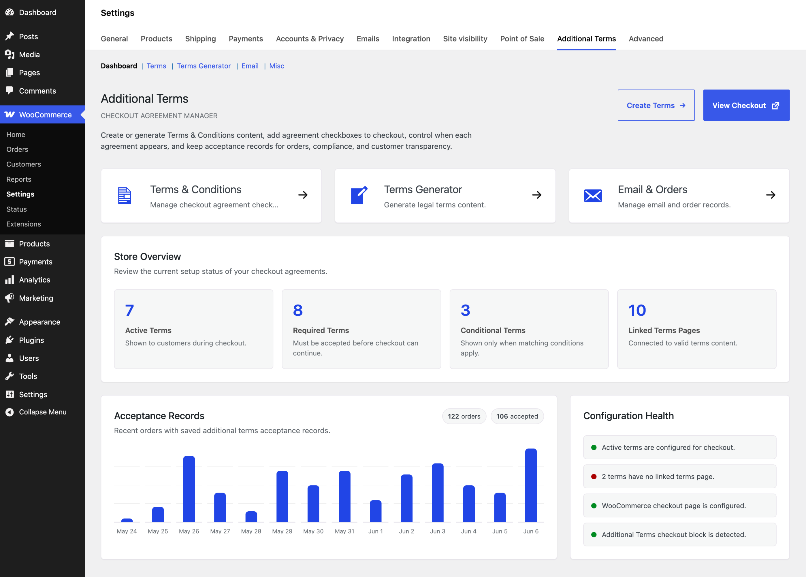 Additional Terms Pro - WooCommerce Marketplace