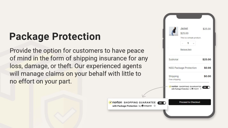 Package protection (or shipping insurance) provides peace of mind for customers and merchants alike.