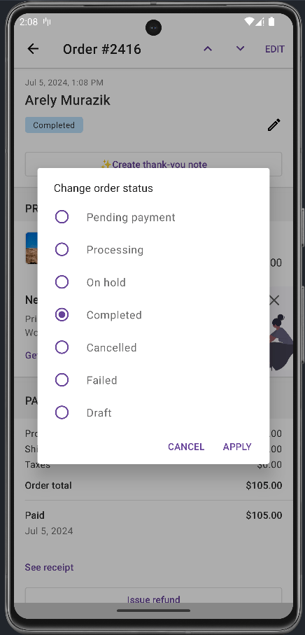 Orders Documentation - WooCommerce