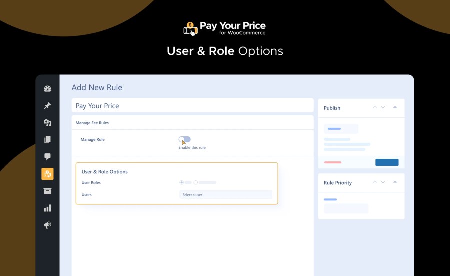 User & Role Options