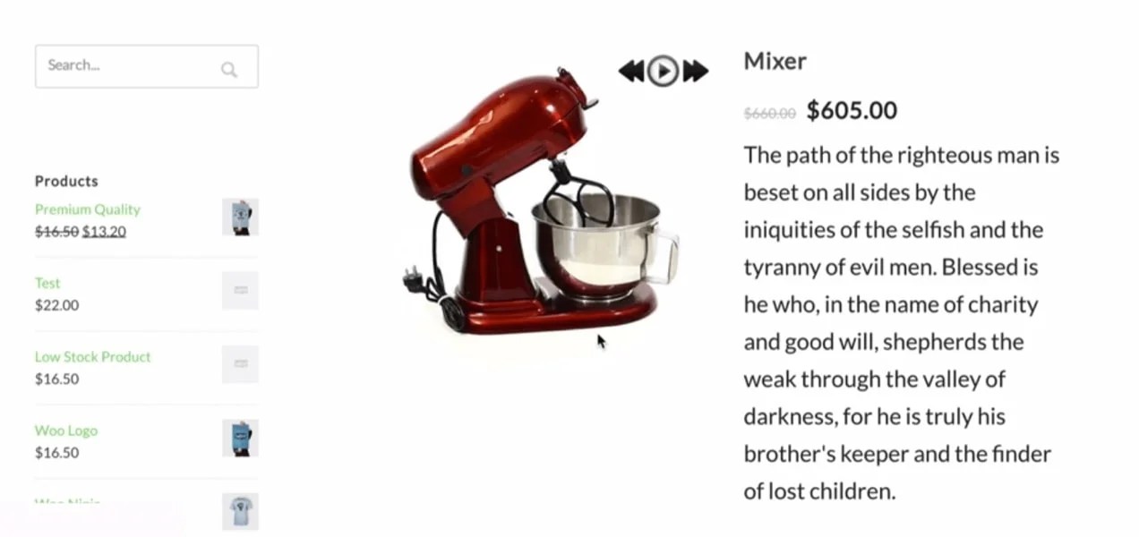 mixer product