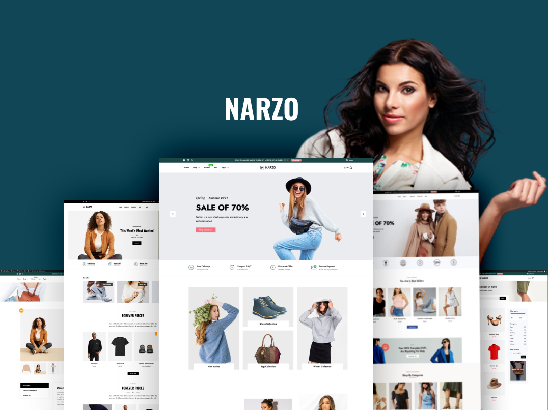 Narzo - Fashion and Clothing WooCommerce Theme