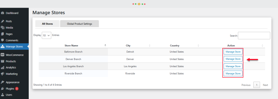 woocommerce multi store manager plugin