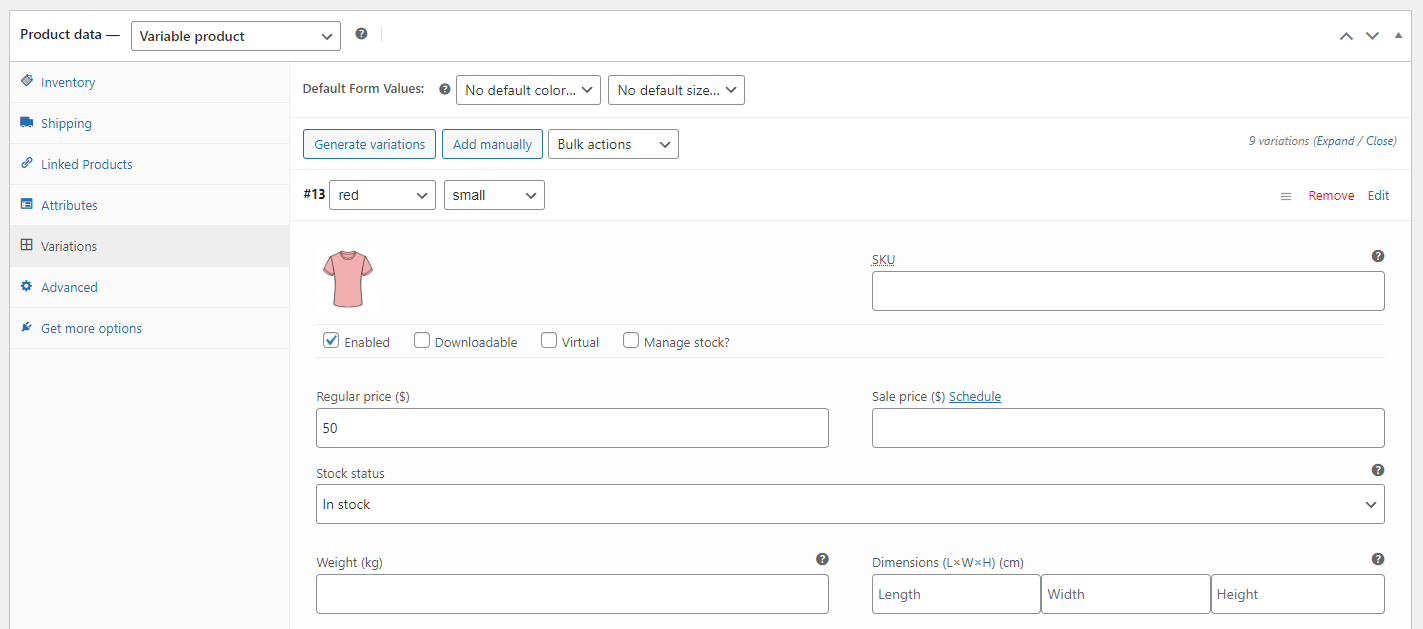 Variable Product Bundle Documentation - WooCommerce
