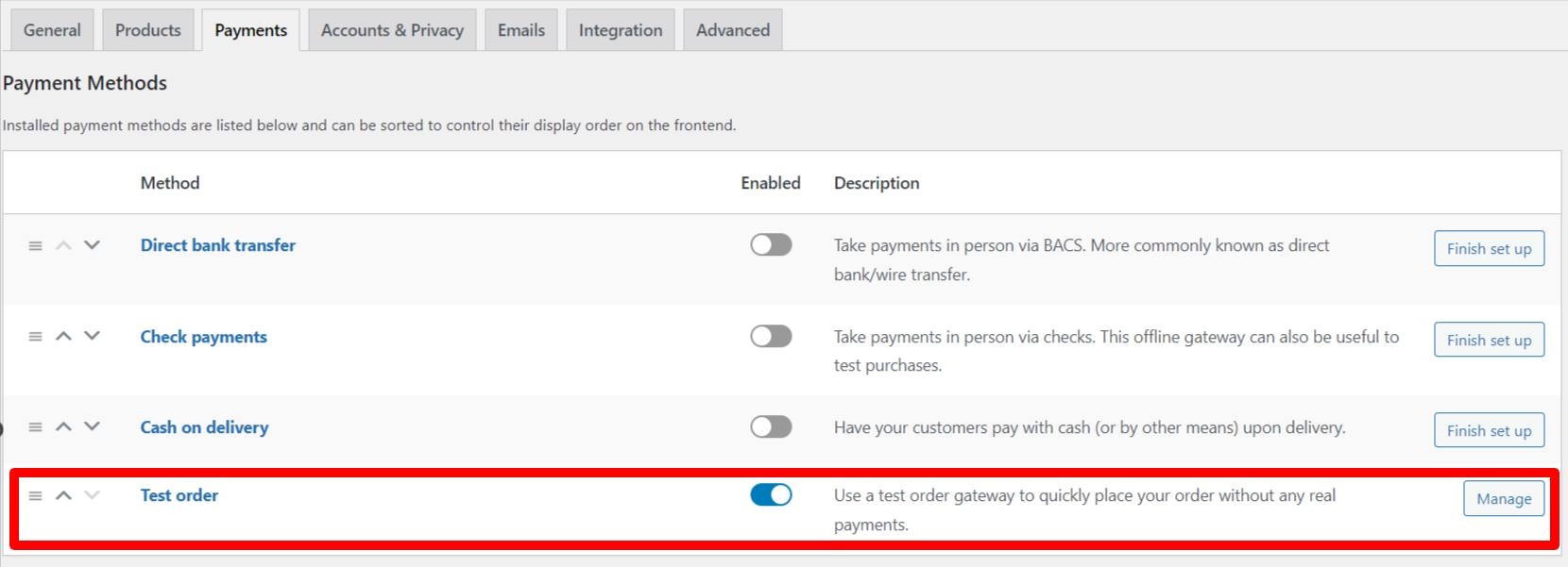 Test Orders - Quickly Test Your Order Without Real Payments