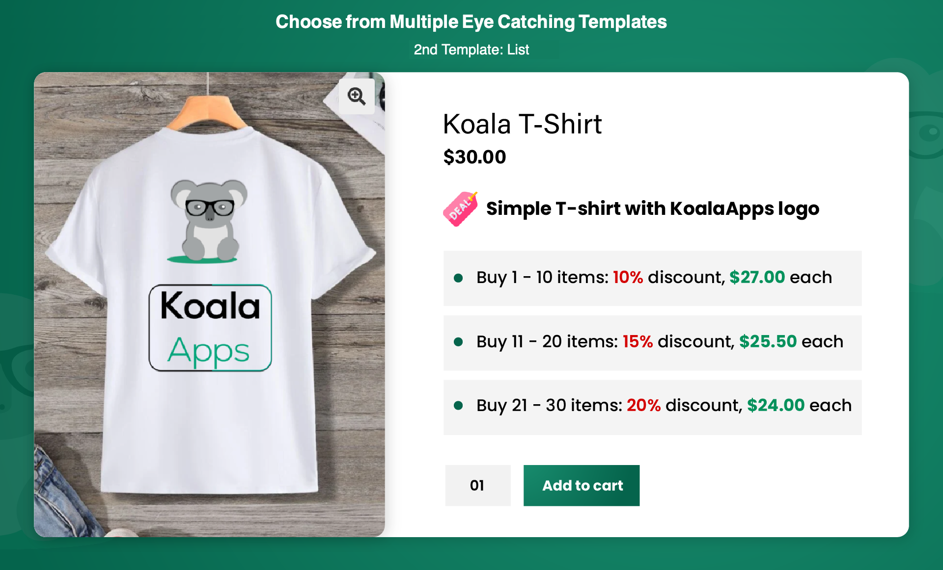 Buy More Save More for WooCommerce - Bulk Quantity Discounts