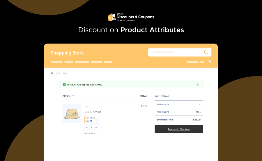 Discount on Product Attributes
