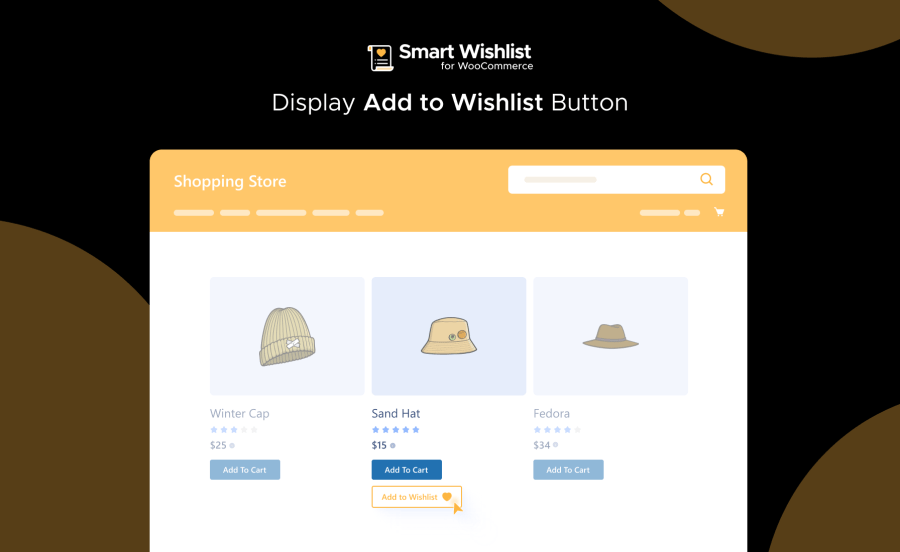 Display Add to Wishlist Button