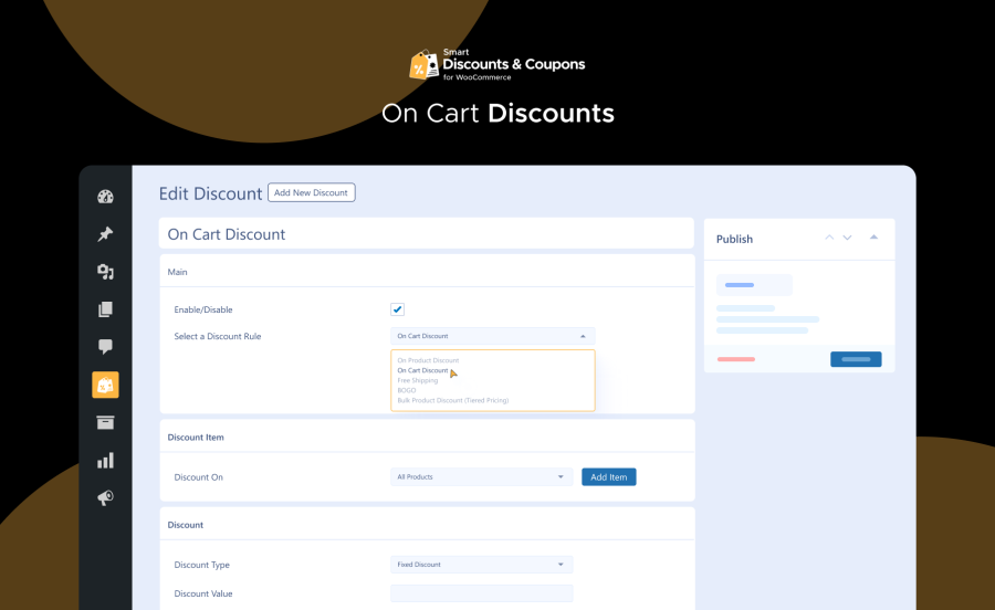 On Cart Discounts