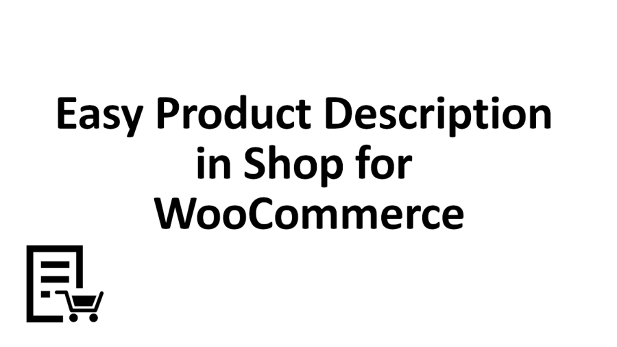 Easy Product Description in Shop for WooCommerce