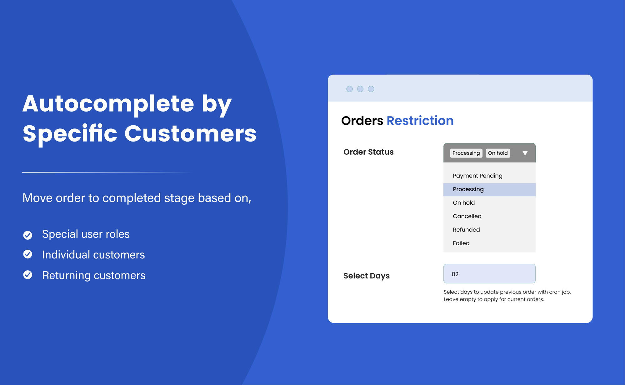 Auto Complete Orders - WooCommerce Marketplace