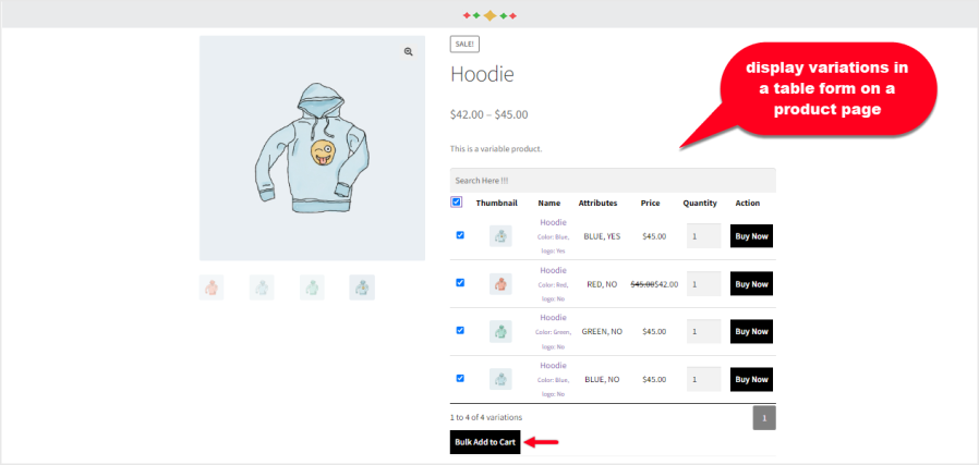 woocommerce variations manager plugin 