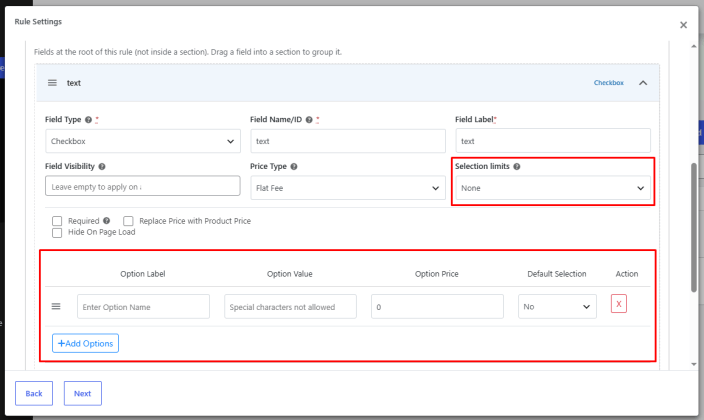 Checkbox and Multi-Select Fields