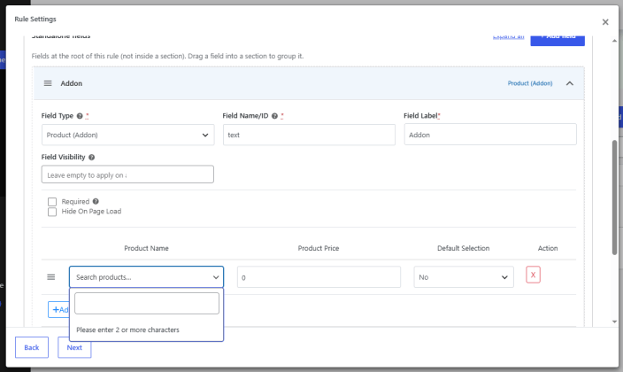 Product (Addon)