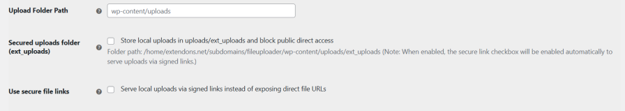 Store Uploaded File in Custom Folder