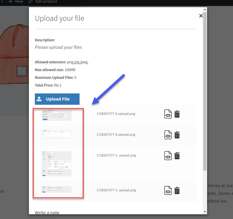 Support Multiple File Uploads for Orders