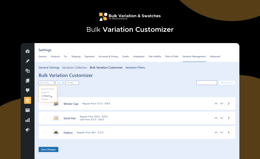 Bulk Variation Customizer