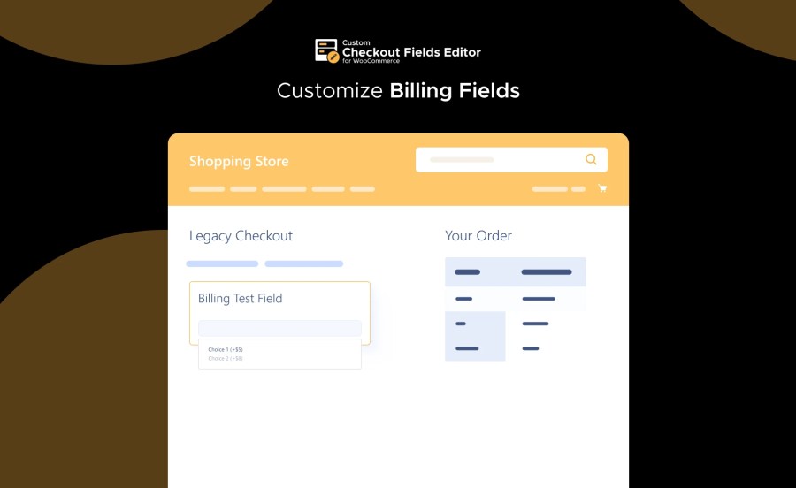 Customize Billing Fields Feature