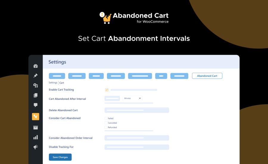 Set Cart Abandonment Intervals Feature