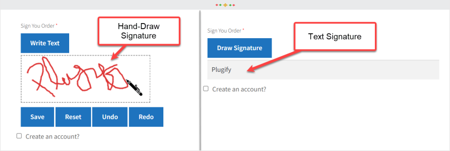 woocommerce digital order signature plugin
