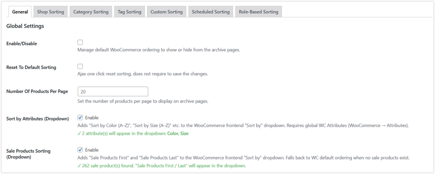 Rearrange Products for WooCommerce
