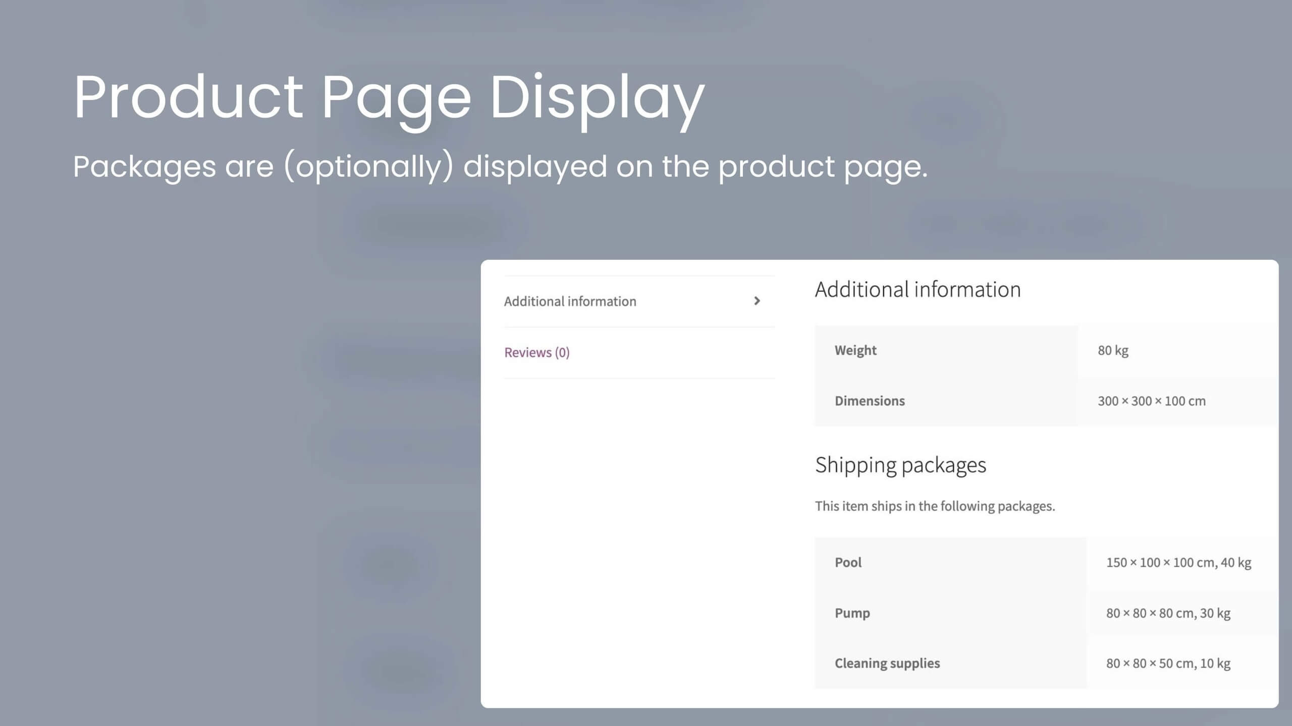 Multiple Packages per Product - WooCommerce Marketplace