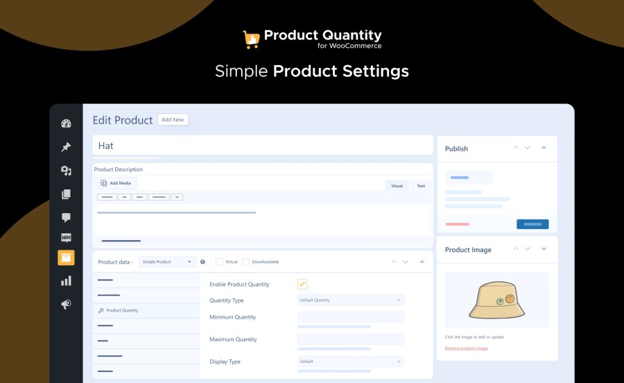 Simple Product Settings Feature