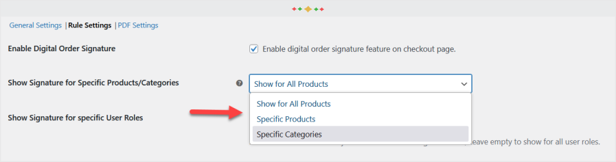 woocommerce digital order signature plugin