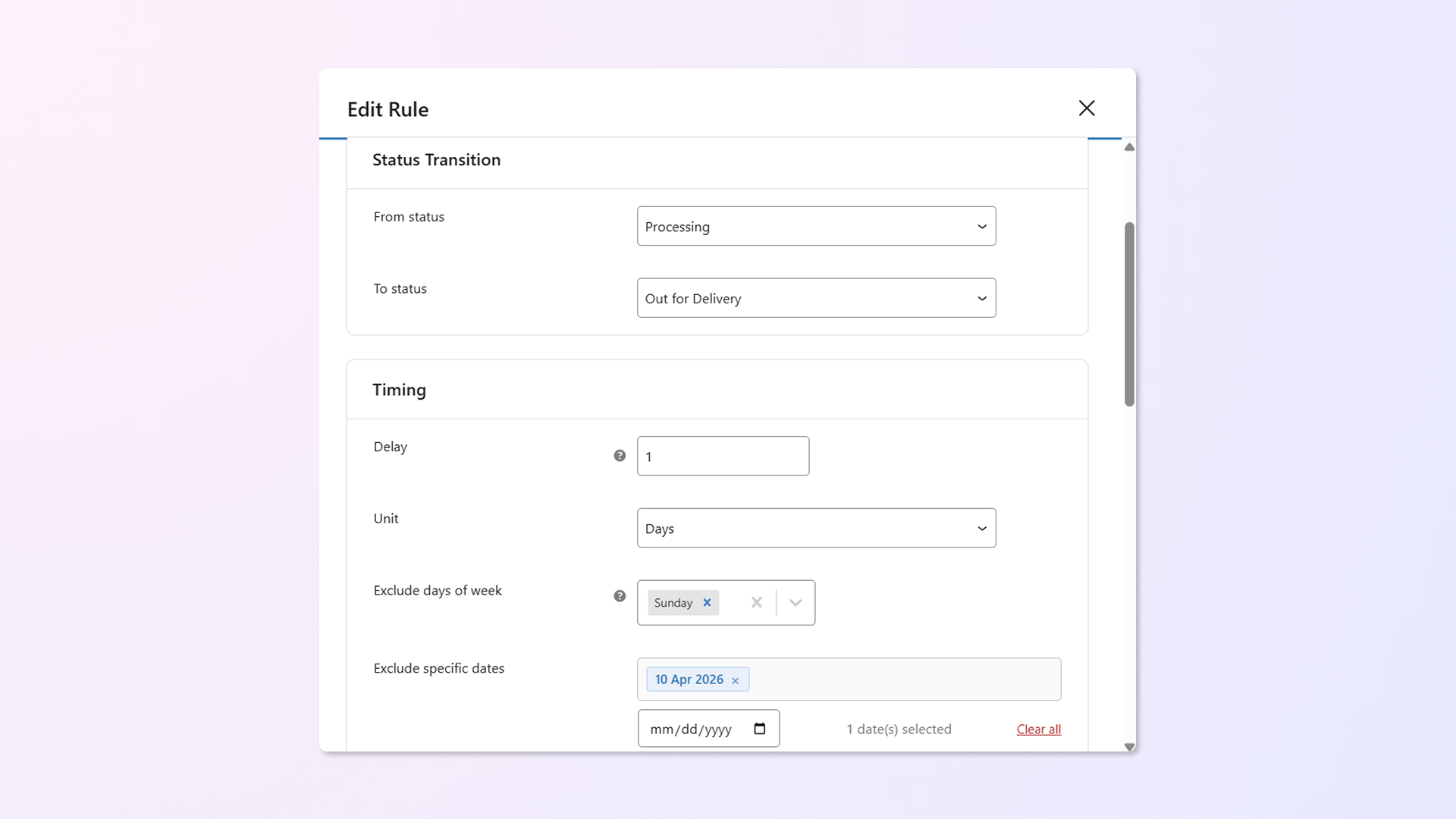 Order Update Example Flexi Custom Order Status - WooCommerce Marketplace