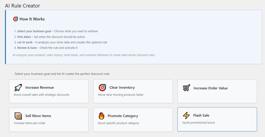 Create Discount Rules Using Artificial Intelligence (AI)