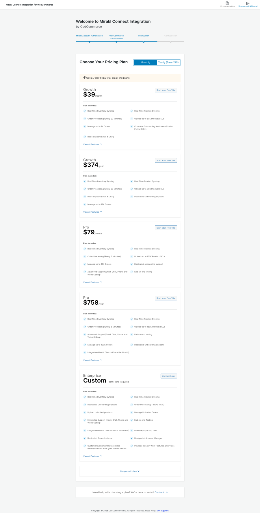Mirakl WooCommerce Connector pricing