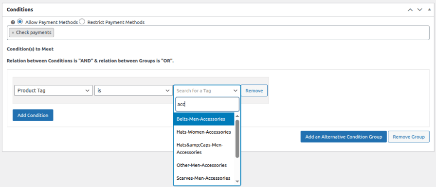 Product Tag-Based Restrictions