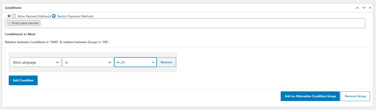 WooCommerce conditional payment gateways - Woo Marketplace