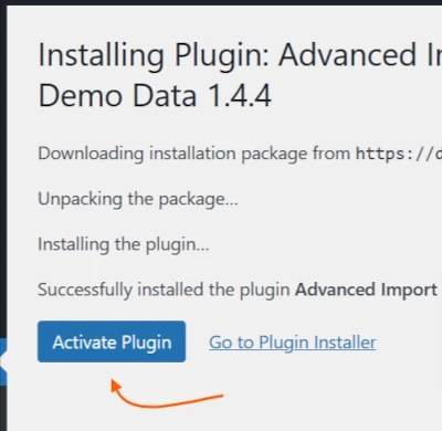 Activate Demo Import Plugin for EasySell