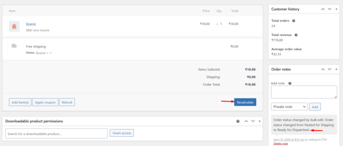 Settings for Custom Order Status - Tyche Softwares Documentation