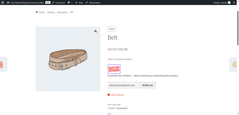 Customers subscribing to back in stock email notifications in WooCommerce
