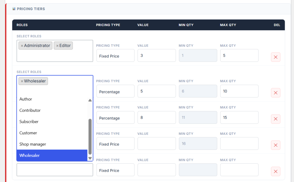 woocommerce wholesale