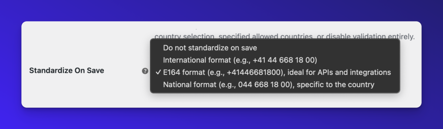 Smart Format Standardization